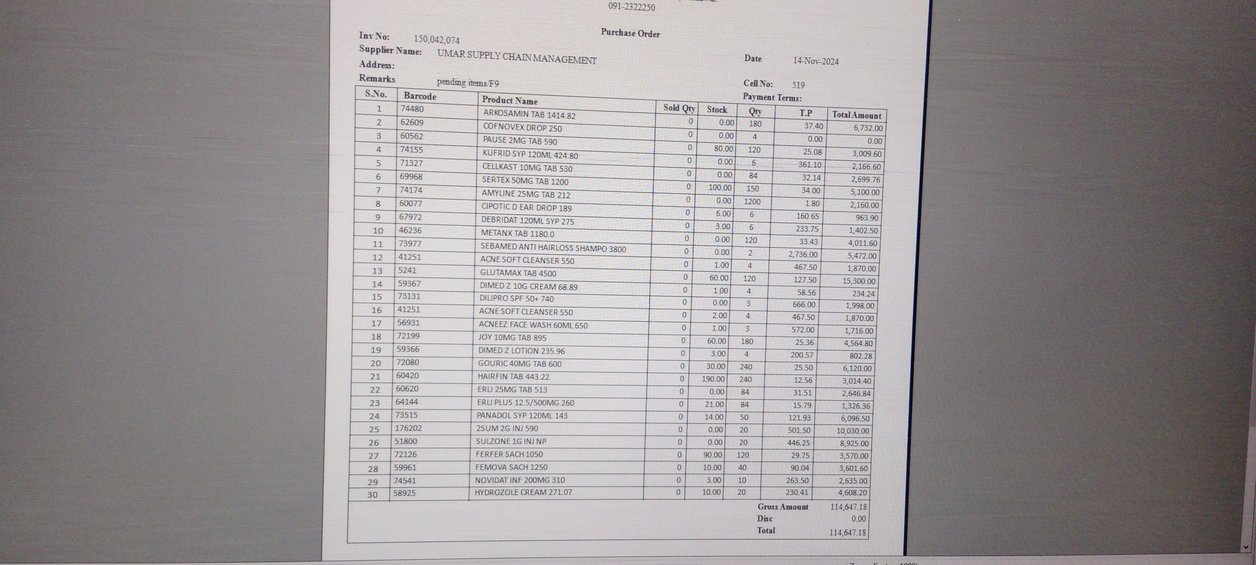 Any Important Documents