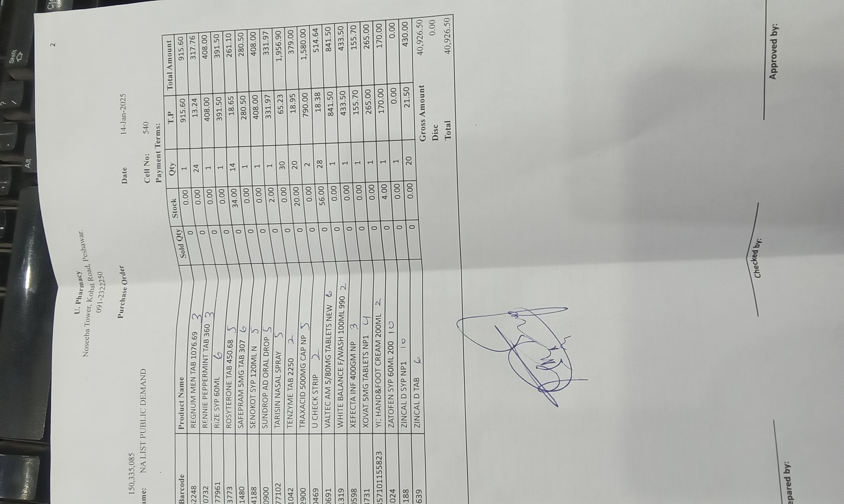 Any Important Documents