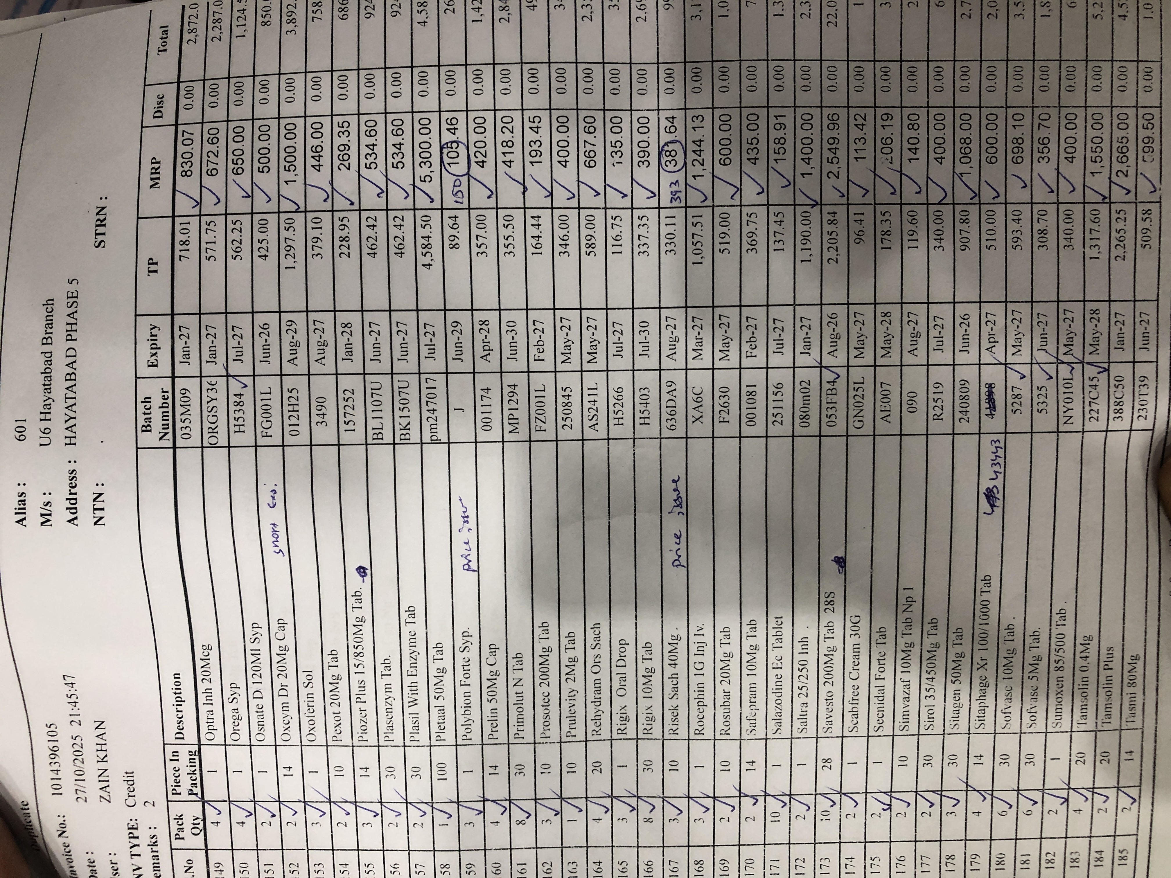 Any Important Documents