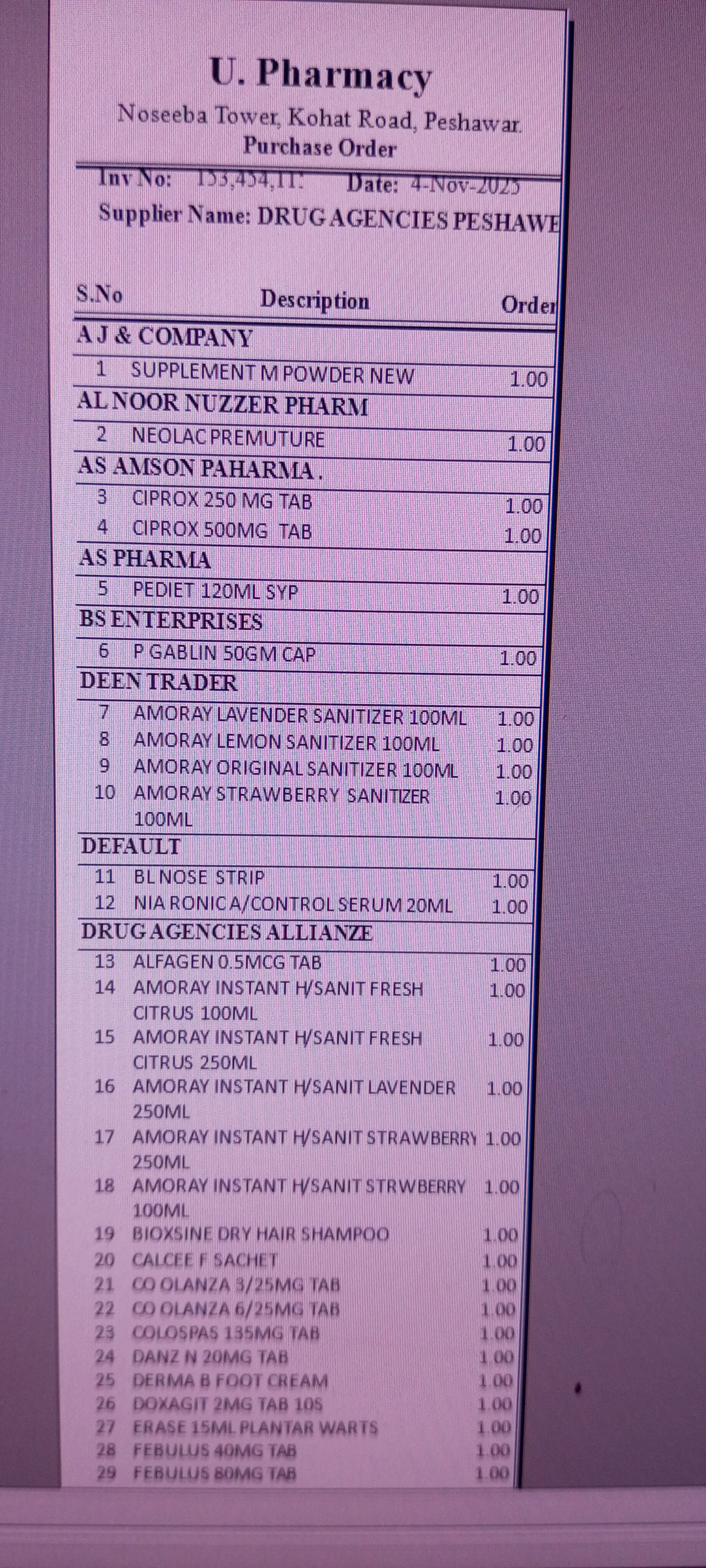 Any Important Documents