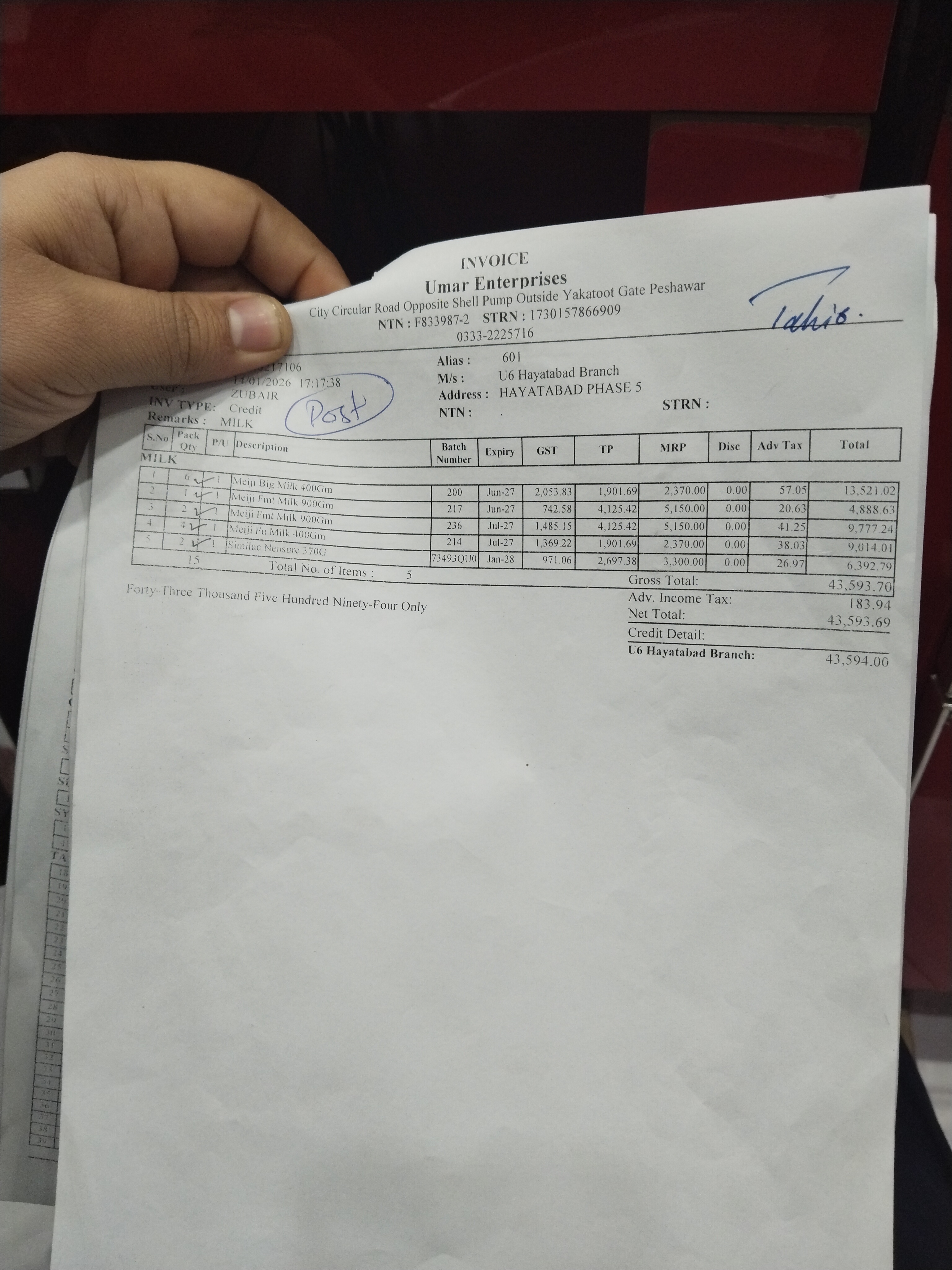 Any Important Documents